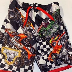 Monster Jam Swim Trunks 